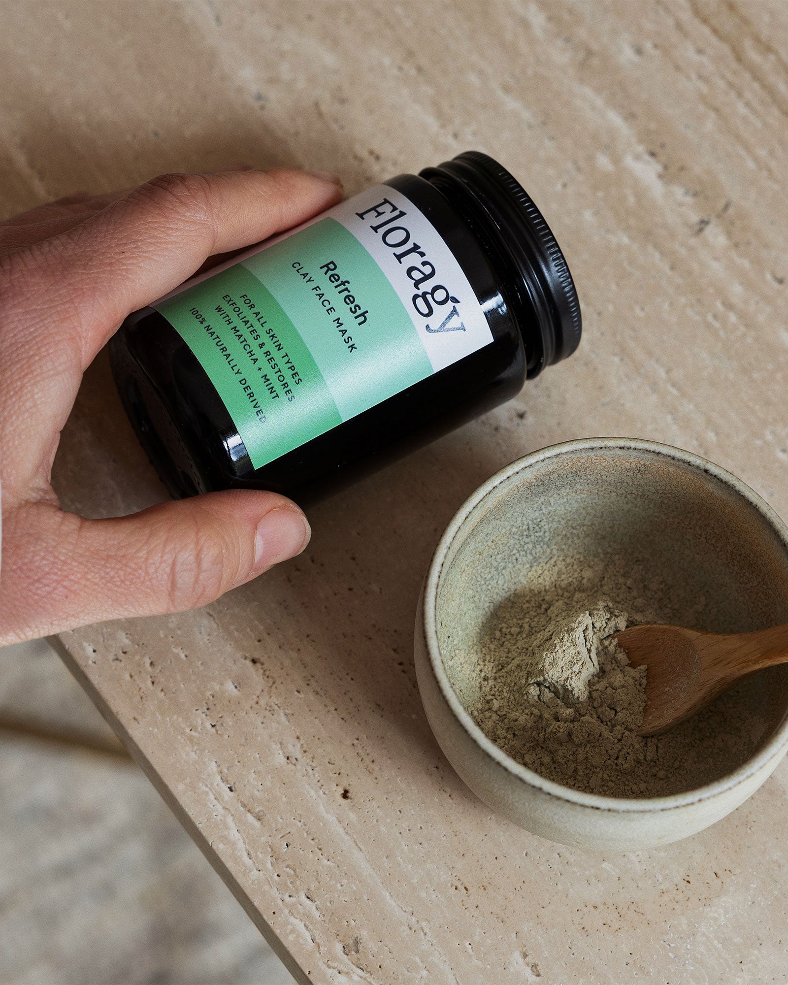 Refresh – Matcha + Mint Clay Mask