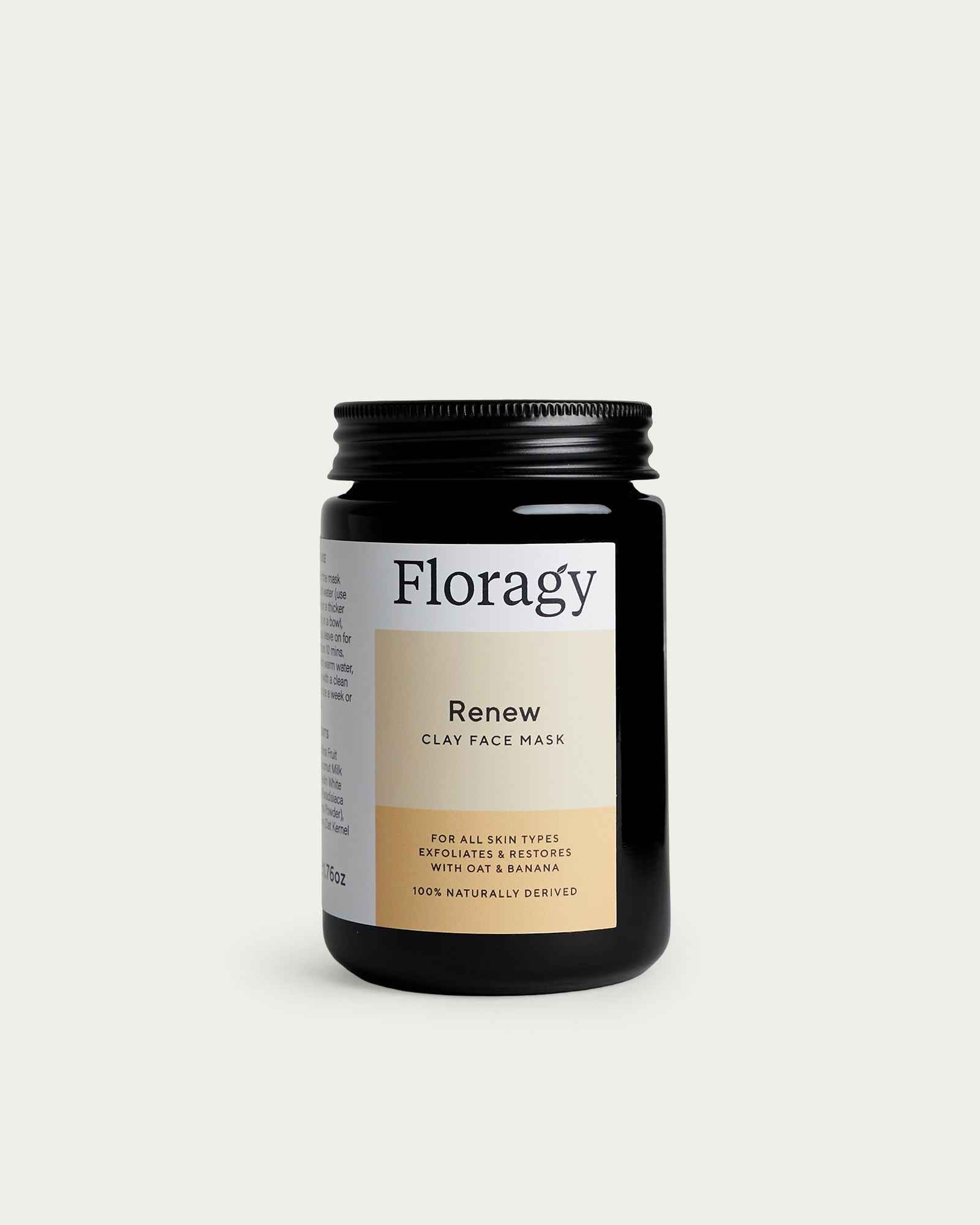 パック・フェイスマスク naturable+ Lifting Recipe Cream 50g Floragy – Renew – Banana & Coconut Clay Face Mask
