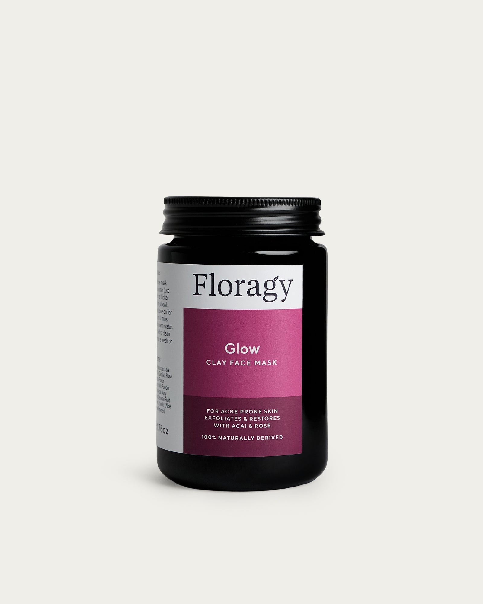 Glow – Rose + Acai Berry Clay Mask