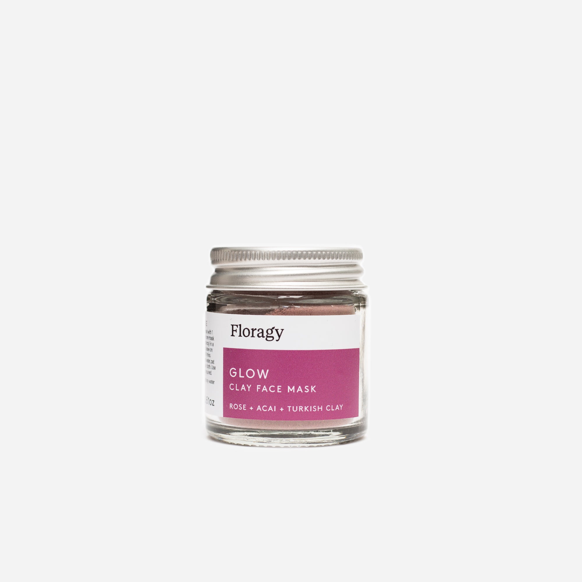 Glow – Rose + Acai Berry Clay Mask Mini