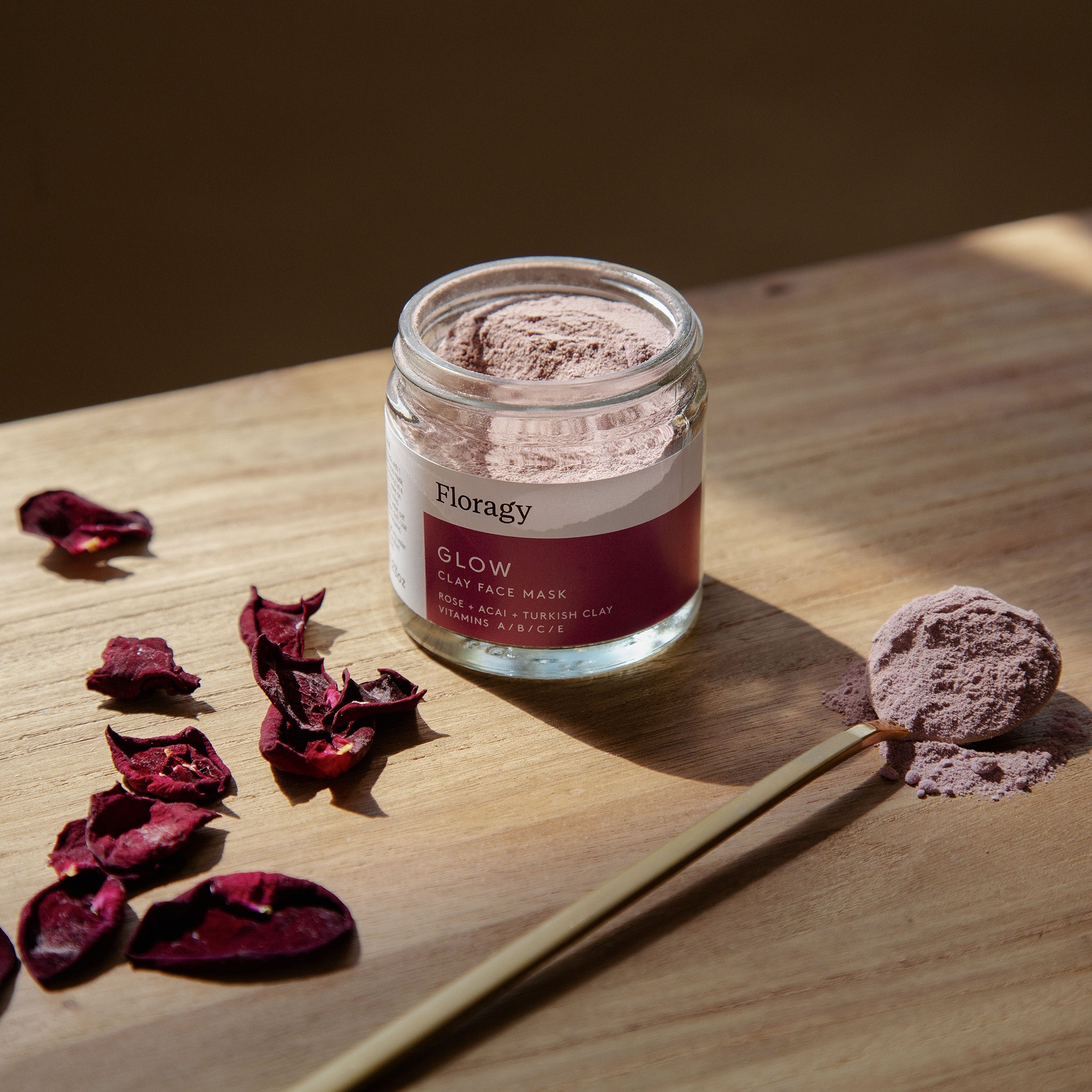 Glow – Rose + Acai Berry Clay Mask