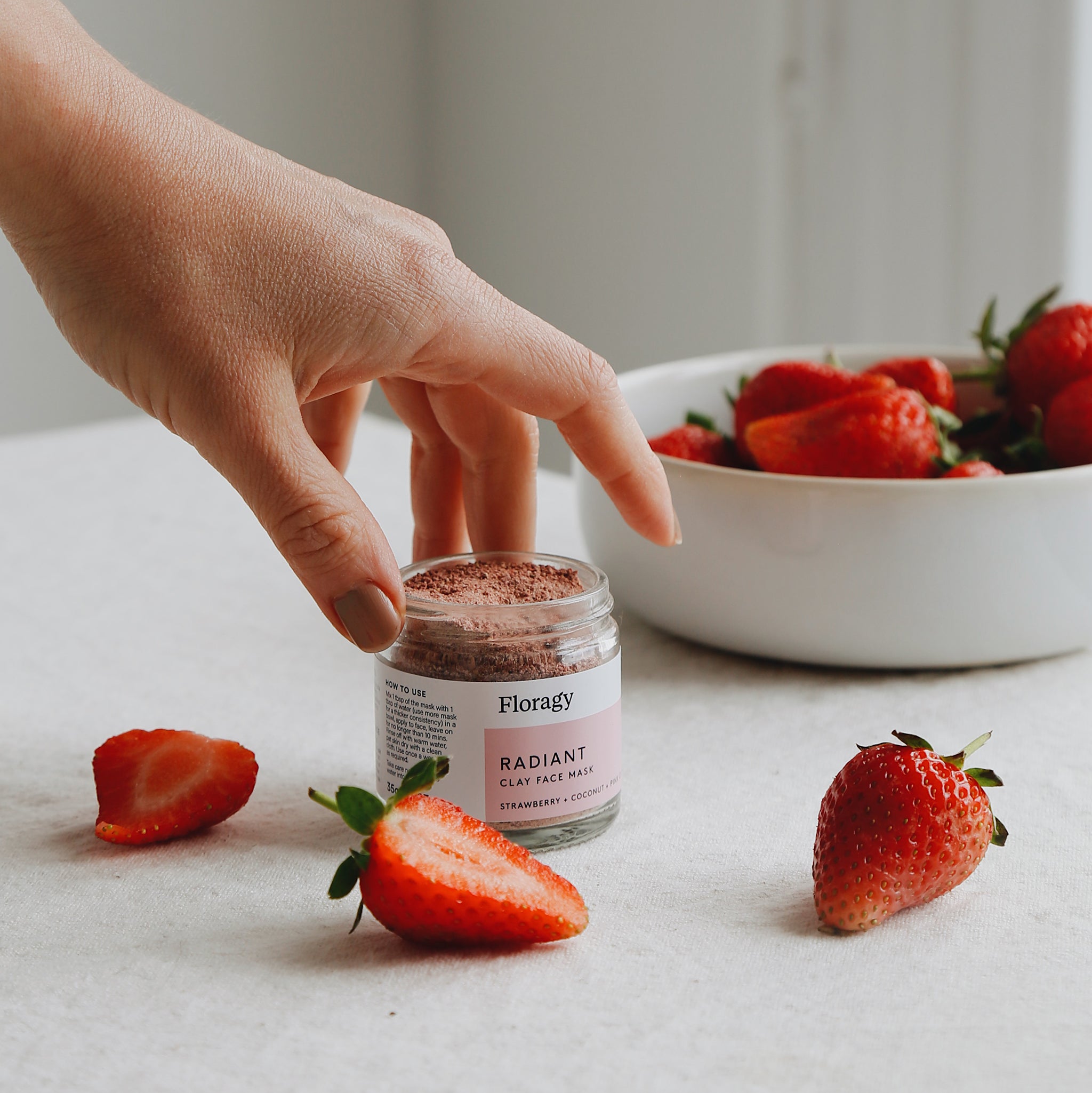 Radiant - Strawberry Clay Mask